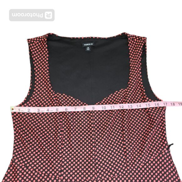 Torrid Jacquard Polka Dot Skater Dress - L - Picture 9 of 10